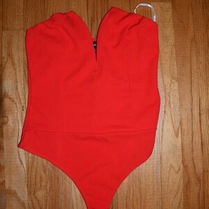 Lulu's Scarlet Red Bodysuit